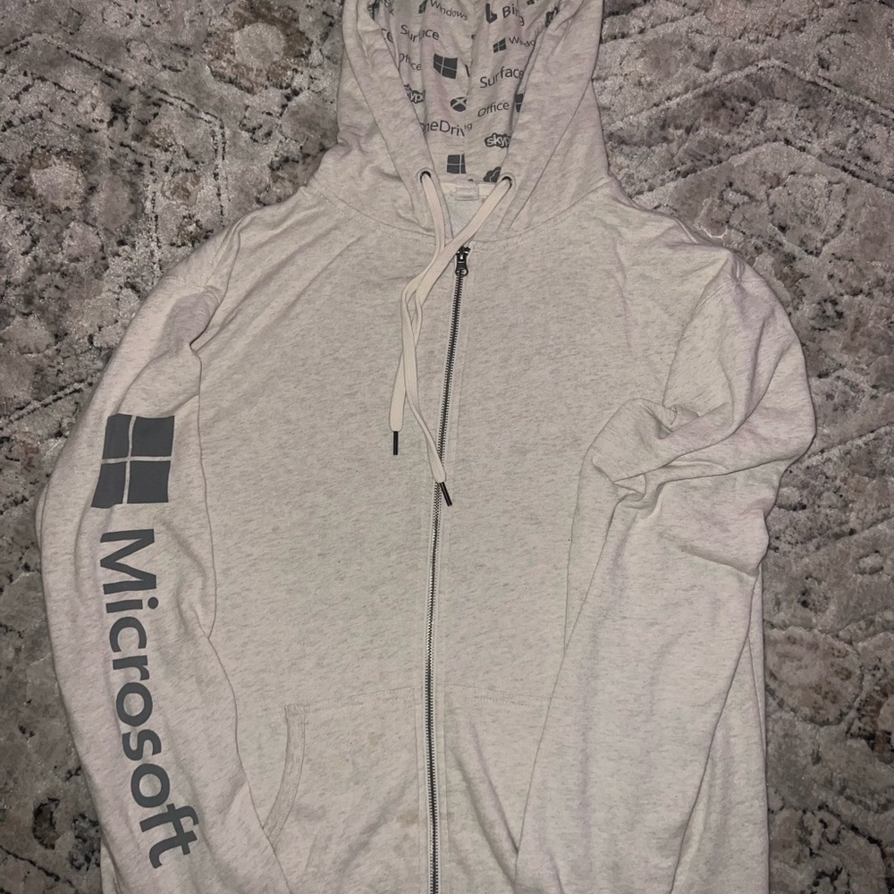 Microsoft Large Zip-Up Hoodie